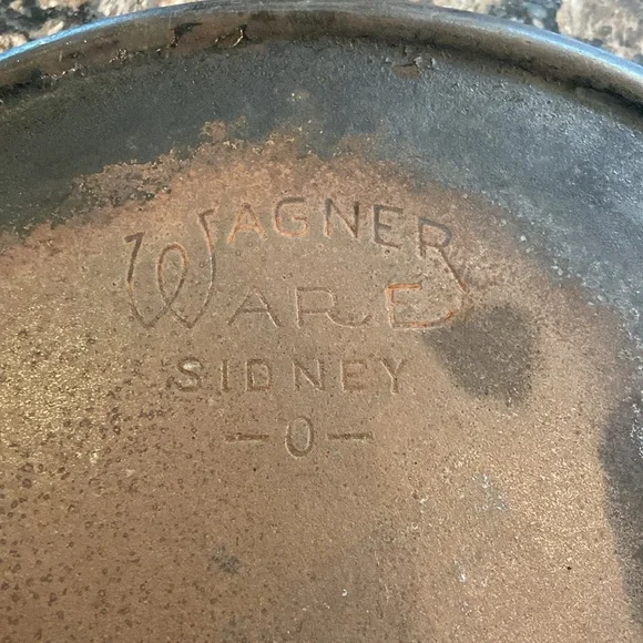 Vintage Wagner Ware Fat Free skillet - Picture 4 of 7